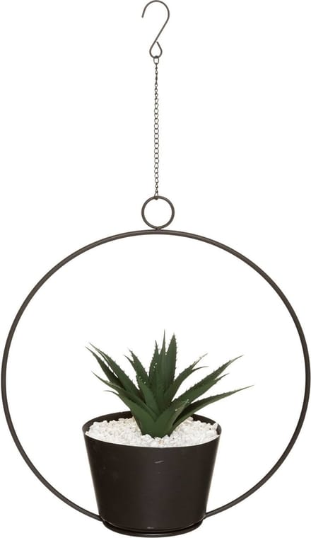 Kunstbloemen aan de muur FEEL, hangende decoratie in ring
