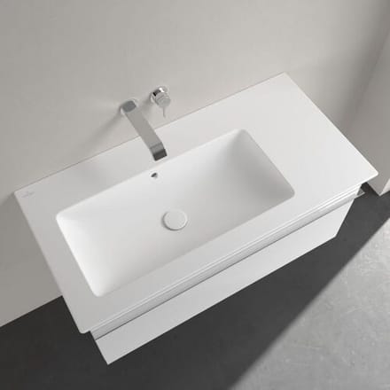 Villeroy & Boch Venticello cabinet washbasin basin left 100 x 50 cm without tap hole 4134L301