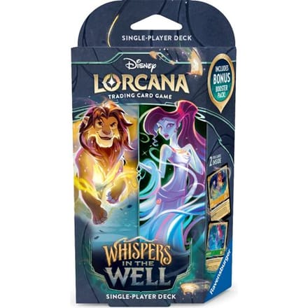 Disney Lorcana TCG Whispers in the Well Starter Deck-Simba / Megara (Diversen) Nieuw