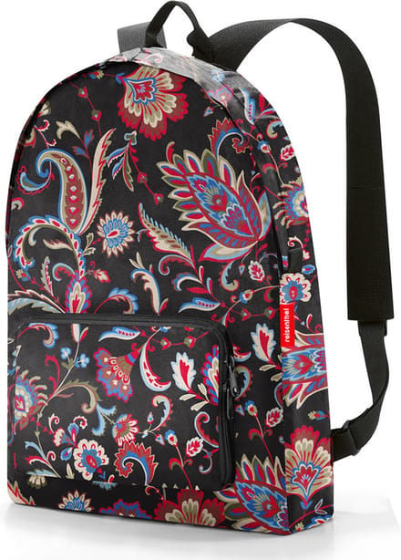 Reisenthel Mini Maxi Rucksack Rugzak - Opvouwbaar - 14L - Paisley Zwart