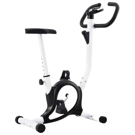 vidaXL - Hometrainer - met - bandweerstand - zwart