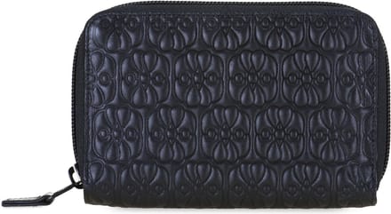 Mywalit Medium Zip Round Wallet Black Pace