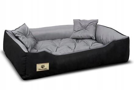 Hondenbed PRESTIGE box 130x105 cm waterdicht grijs