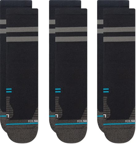 Stance unisex performance freshtek infiknit 3P sokken franchise ultralight zwart