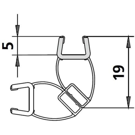 Kermi Diga magnetic profile 6025701