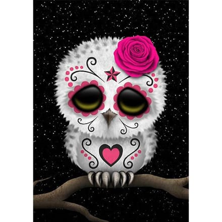 Peintures de diamants, image en point de croix, artisanat, broderie de strass, image catoon, couture d'art 3d, bricolage 20X30CM gray