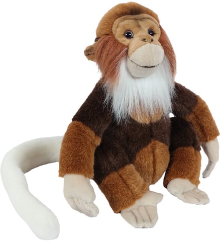 PIA Soft Toys - Pluche Knuffeldier Aap - zittend - 28 cm
