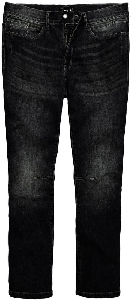 Men Plus - Heren - Jeans denim Straight Fit 5-pocket - Zwart - Maat 68