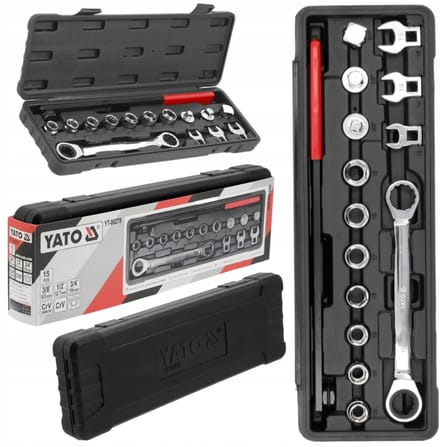 Yato YT-06279 15-delige Multiriem Sleutelset