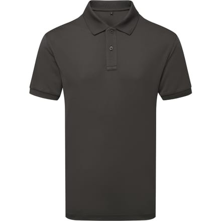 Asquith & Fox Heren Glacier Tech Poloshirt (Houtskool)
