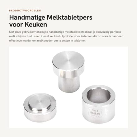 Dailygoods - Handmatige Melktabletpers voor Keuken Gebruik