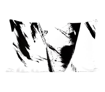 Sierkussens - Kussentjes Woonkamer - 60x40 cm - Verf - Zwart - Abstract