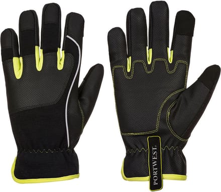 Portwest PW3 Tradesman Handschoen - Zwart/Geel - M