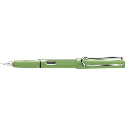 Lamy vulpen, model safari green met een medium blauwe vulling
