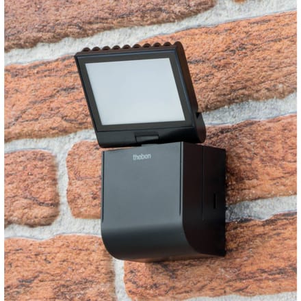 Theben LED buiten wandlamp theLeda S8-100L, zwart, 4000 K