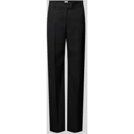 Straight fit stoffen broek met viscose, model 'Maine'