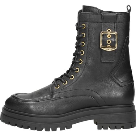 Red-Rag 71526 Veterboots - Laarzen Met Veters - Dames - Zwart - Maat 37