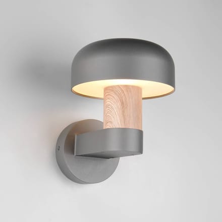 TRIO FRASER - Wandlamp - Hout element - excl. 1x E27 4,9 W - Wandmontage - Buitenverlichting - IP54