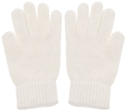Gebreide handschoenen - Wollen handschoenen - Winter - Koude handen - Wit - Zachte handschoenen