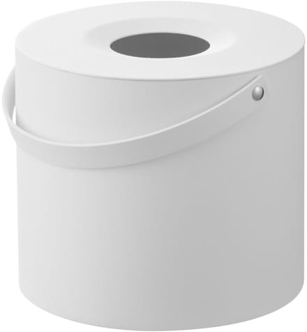 Yamazaki Tissuebox Rond met Handvat - Tower - Wit