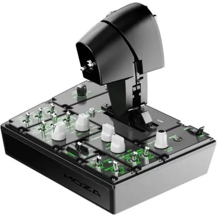 Moza Racing MTP Throttle Panel – Geavanceerde Joystick-gebaseerde Throttle met 27 Programmeerbare Knoppen en Haptische Feedback