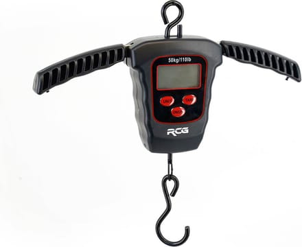 RCG Digitale Weegschaal - Visweger tot 50 kg/110 lbs met LCD Display