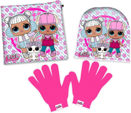 LOL Surprise Winterset - Muts - Col - Handschoenen - Roze