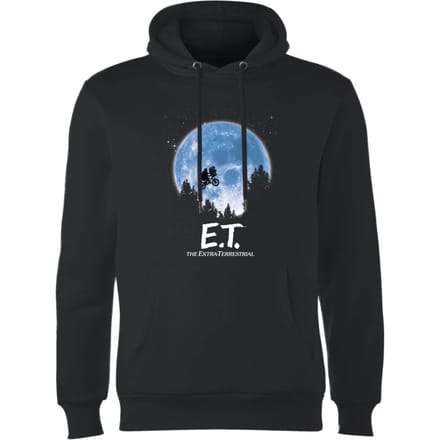 E.T. Maan Silhouet Hoodie - Zwart - S