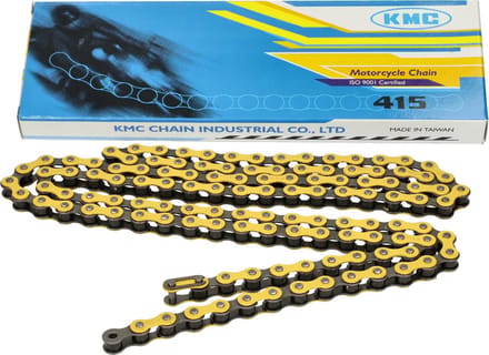 Ketting KMC 415 1/4 lengte 122 schakels geel