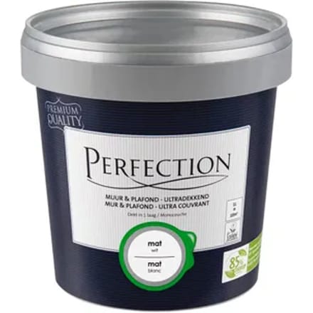 Perfection Muur & Plafond Muurverf - Mat - Wit - 1l
