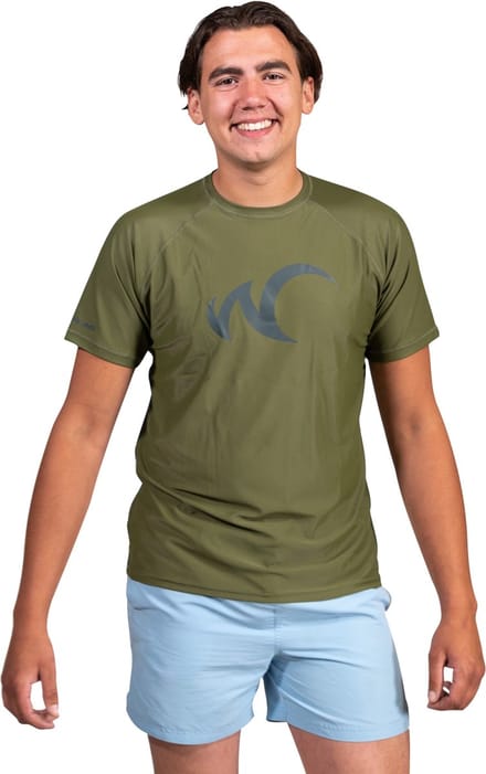 Watrflag Rashguard Cadiz - Heren - Groen - UV beschermend surf shirt regular fit L