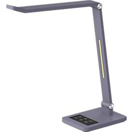 Hansa-by-styro Tide LED tafellamp, instelbare kleurtemperatuur, geheugenfunctie, grijs metallic