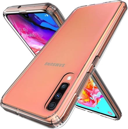 Shock Proof case hoesje Geschikt voor Samsung Galaxy A70 / A70S - Transparant