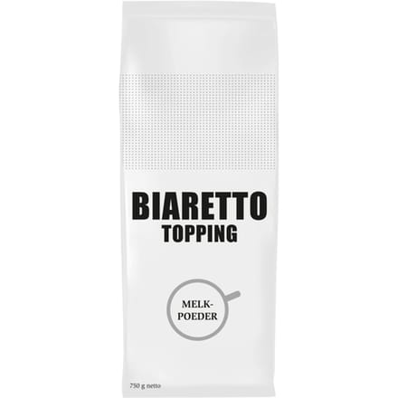 Melkpoeder Biaretto topping 750gram