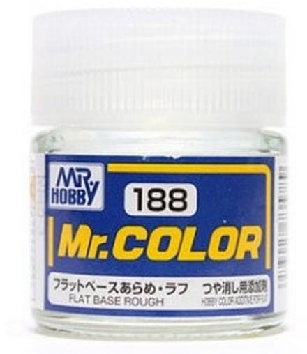 Gunze Mr. Hobby C-188 - Mr. Color 10 ml Flat Base Rough - Lacquer Modelbouwverf