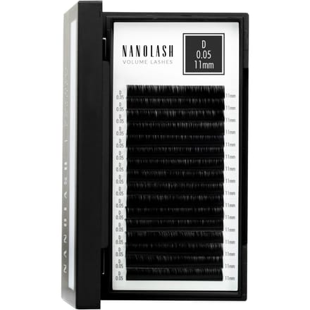 Nanolash Volume Lashes Nepwimpers - 0.05 D 11mm - 16 stuks