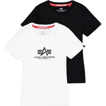 Dames-T-shirt Alpha Industries New Basic (x2)