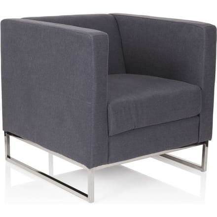 BARBADOS | 1-Zits - Gestoffeerde fauteuil Donkergrijs