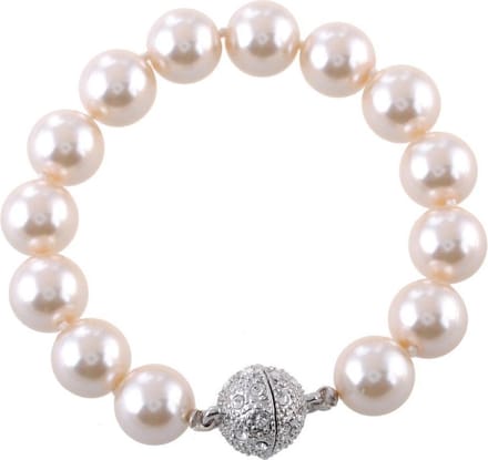 Behave - Crèmekleurige parelarmband - Klassieke look - Cadeau-idee