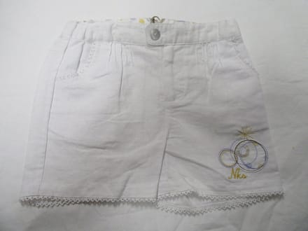 Noukie's - Korte broek - Meisje - Short - Wit - 4 jaar 104