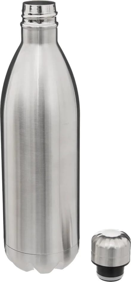 5Five Thermosfles/isoleerfles - RVS - drinkfles voor warm en koud drinken - 1 liter
