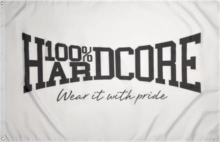 100% Hardcore Vlag Wear It Wit
