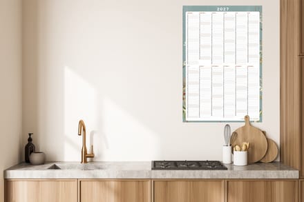 Jaarplanner 2027 Lush Eden Teal