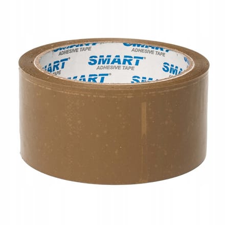 Bruine Acryl Pakkingstape SMART 48mm x 66m - Sterk & Betrouwbaar