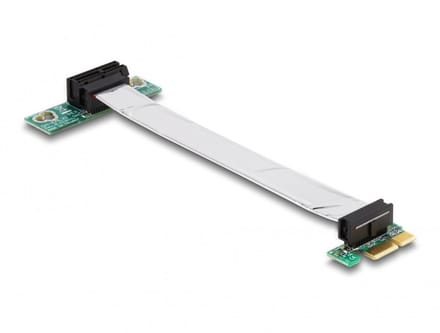 Delock Riser Card PCI Express x1 > x1 with flexible cable 13 cm left insertion