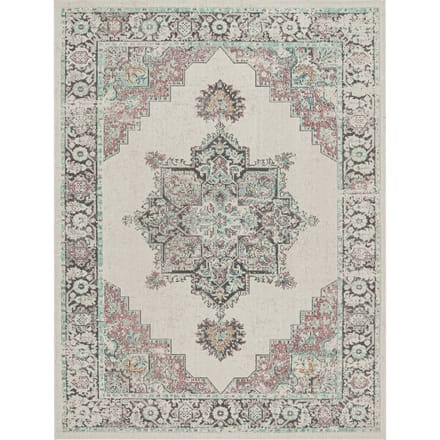 Binnen- en buitenkleed Torino beige 200 cm rond