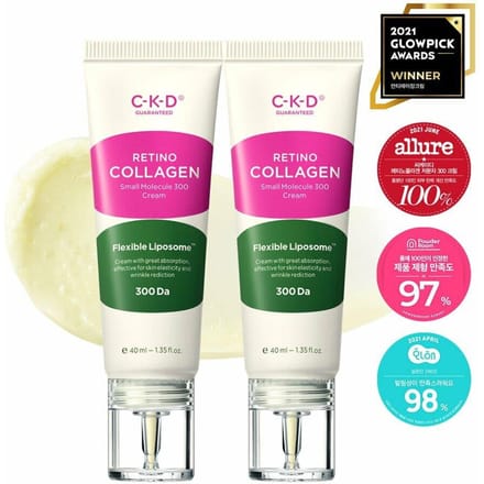 CKD Retino Collageen Small Molecule 300 Crème 1+1 Speciale Set pink