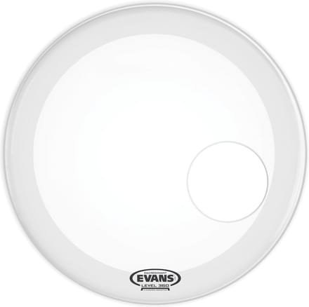 Evans EQ3 Coated wit 22", BD22RGCW bas Drum Reso - Bass drumvel