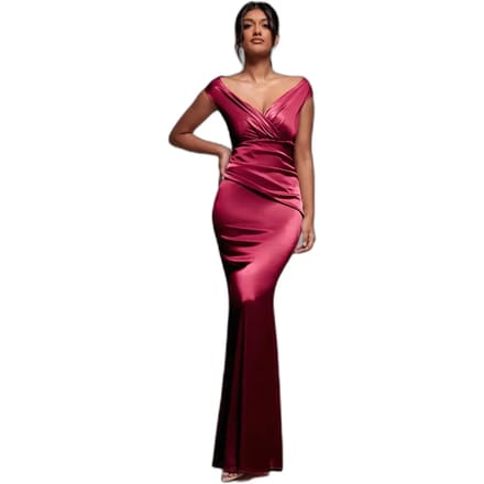 Strakke damesjurk Goddiva Off The Shoulder