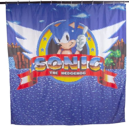 Fizz Creations Sonic The Hedgehog - Classic Douchegordijn - Multicolours